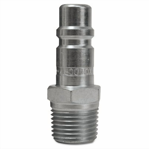 Air Chief Industrial Quick Connect Fitting, 3/8 in Body Size, 1/4 in (NPT) M, Steel