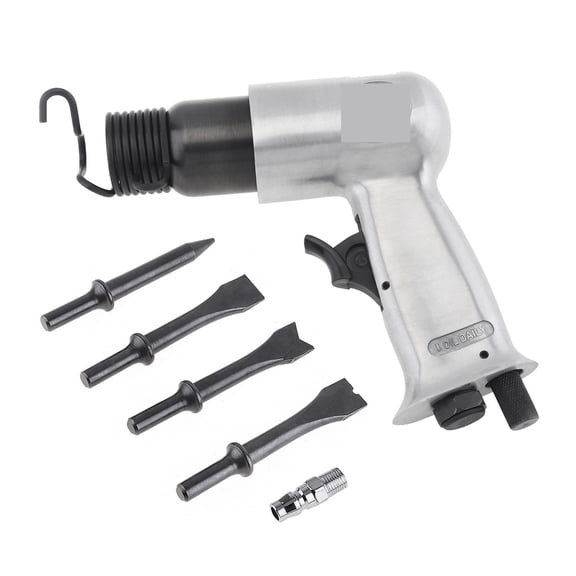 Air Chisel Hexagonal Shank Heavy Duty Air Impact Head For Rusting Removal/Cutting Pneumatic Rust Remover Air Chisel Set ,Strong and Powerful