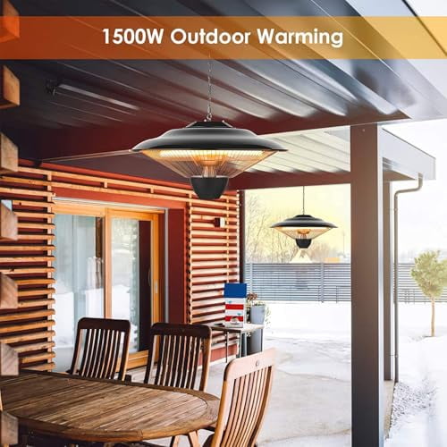 Air Choice Outdoor Heaters for Patio, 1500W Infrared Electric Patio ...