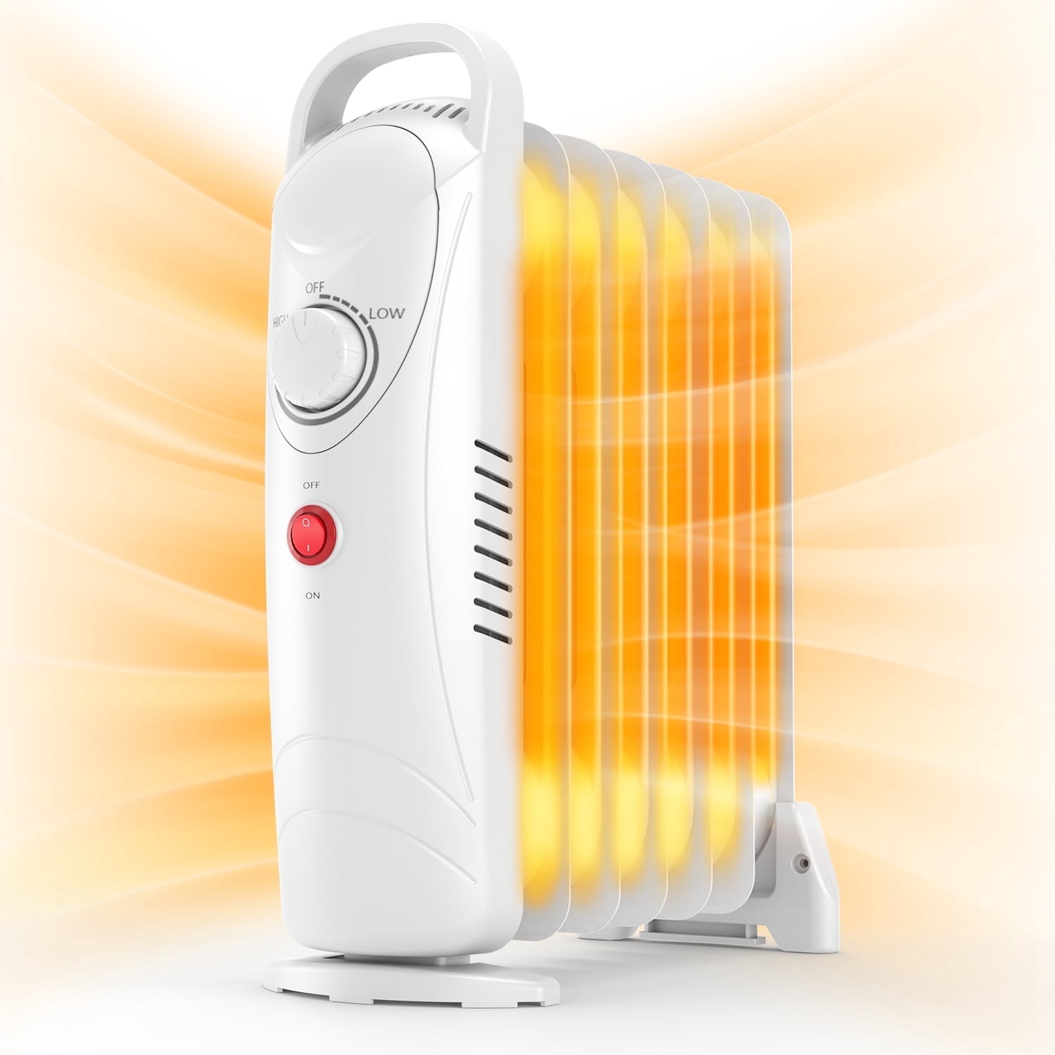 Air Choice Radiator Heater, 700W Oil Filled Radiator Heater with ...