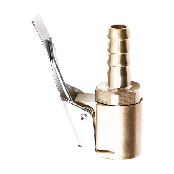 Air Chucks, Universally Heavy Duty Open Flows Straight Lock On Tire Chuck with Clip for Inflator Gauges Compressor