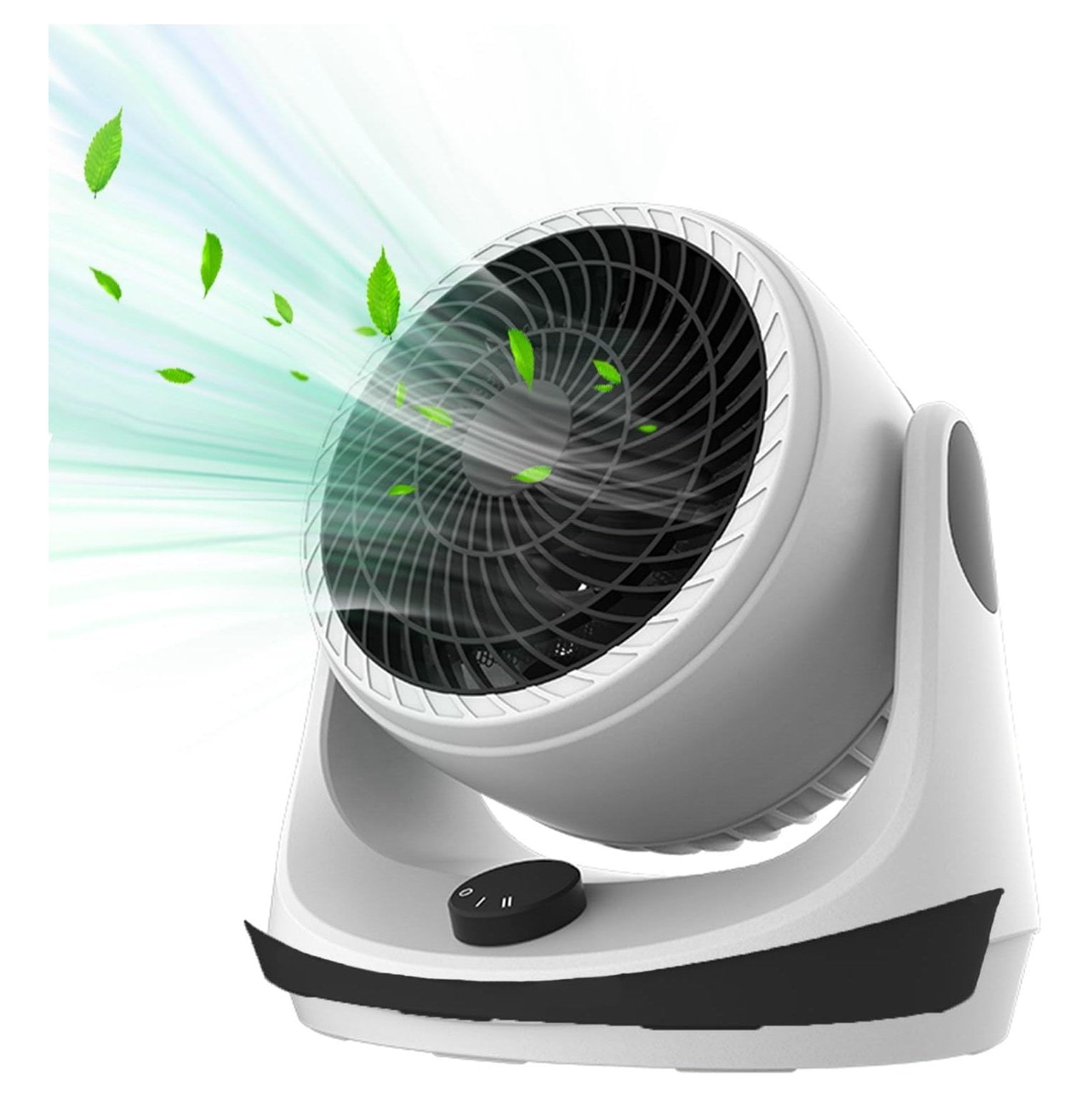 Air Circulator Fan 11 Inches, 280° Adjustable Tilt Quiet TurboForce USB