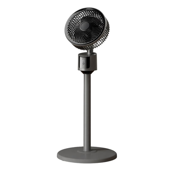 Air Circulator Fan USB Powered 3 Speed Adjustable 16.4 Ft Remote Air Delivery Silent Cooling Gray For Office Outdoor 1 Pack