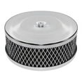 thumbnail image 1 of Air Cleaner Assembly with Foam Filter - Chrome - Compatible with 1971 - 1979 Volkswagen Super Beetle 1.6L H4 1972 1973 1974 1975 1976 1977 1978, 1 of 2
