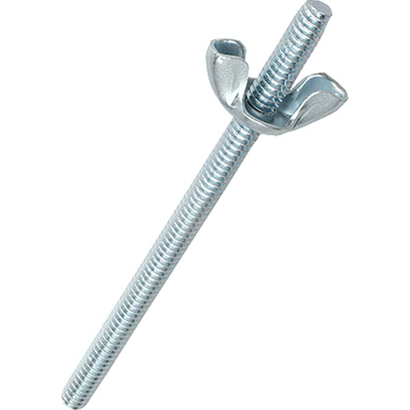 Air Cleaner Carburetor Stud and Wing Nut Set 1/4"-20 Thread 6" Long