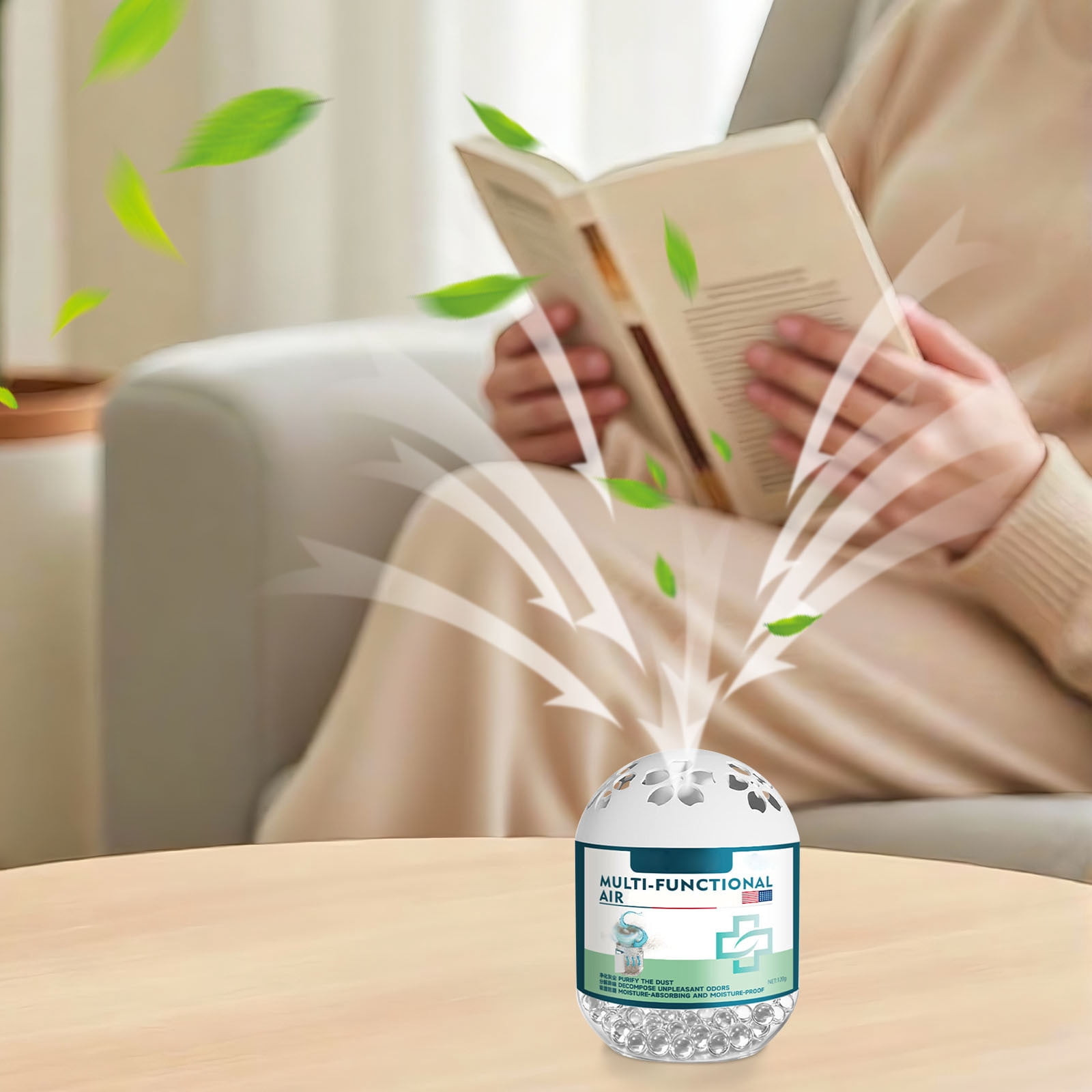 Air Cleanliness Box,Multi-Purpose Air cleanliness Magical Box  Absorbs Dust and Odors, Keeps Rooms Fresh for Weeks