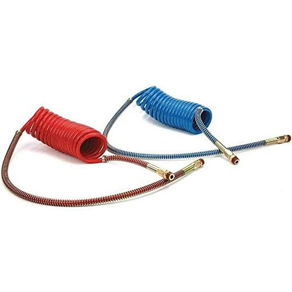 Air Coil Brake Hose Tubing 15 ft Red & Blue (Replaces Velvac 022001 )