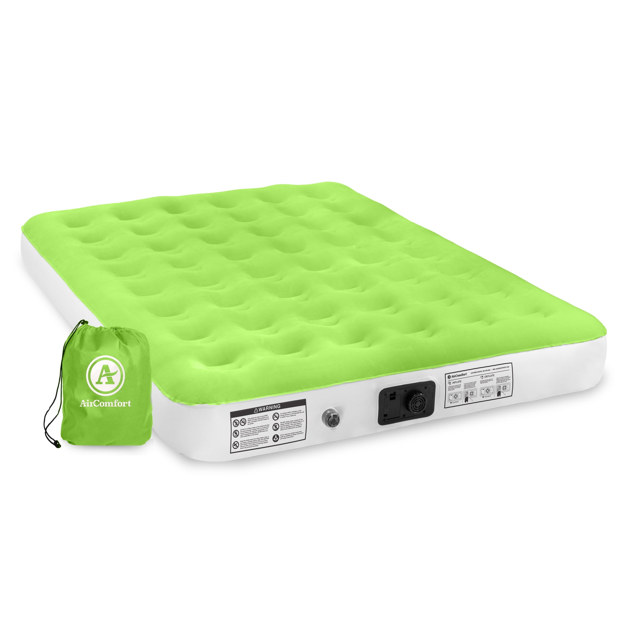 Air Comfort Dream Easy Queen Size Air Mattress with Built-in Pump