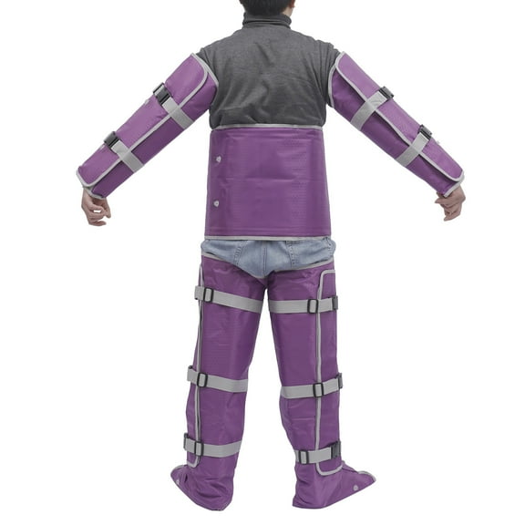 Air Compression Massager, Sequential Pressure Therapy Leg Wraps, Circulation Booster & Muscle Recovery System