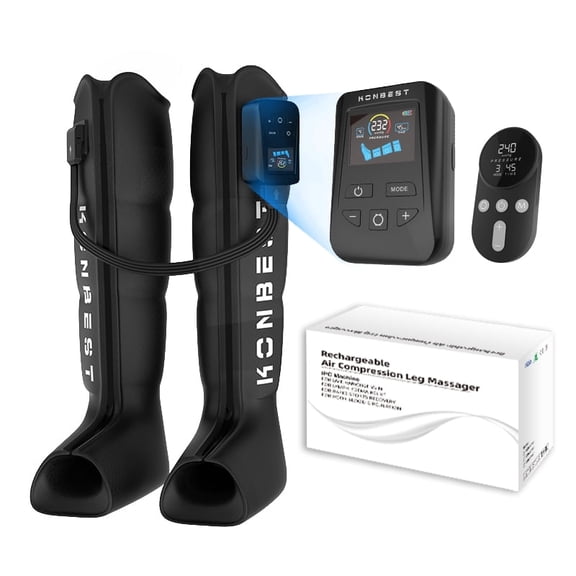 Air Compression Recovery System,Foot and Leg Massage Boots for Blood Circulation and Fast Recovery,Sequential Compression Device for Athletes,FSA-HSA Approved M