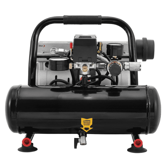 Air Compressor 1 Gallon, 1HP Oil-Free Portable Compressor, 1.5 CFM 90 PSI, 78dB Quiet, for Tire Inflation, Auto Repair, Spray Painting, DIY Projects