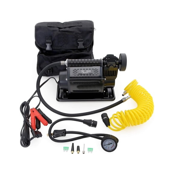Air Compressor | 2.54 CFM (Cubic Foot Per Minute) Air Intake | 72 LPM (Liters Per Minute) Maximum Airflow | 10 Foot Power Cord | Includes Nylon Storage Bag