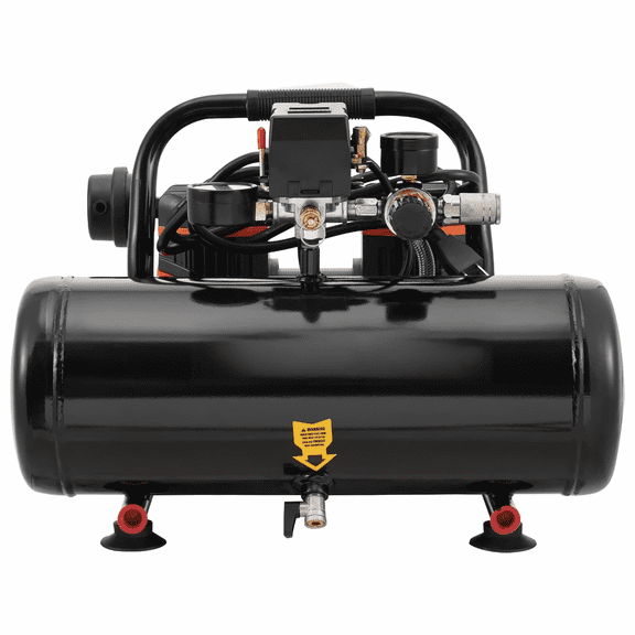 Air Compressor 2 Gallon, 1HP Oil-Free Portable Compressor - 120 PSI, 2.1 CFM, 81dB Quiet - for Tire Inflation, Auto Repair, Spray Painting, DIY Projects