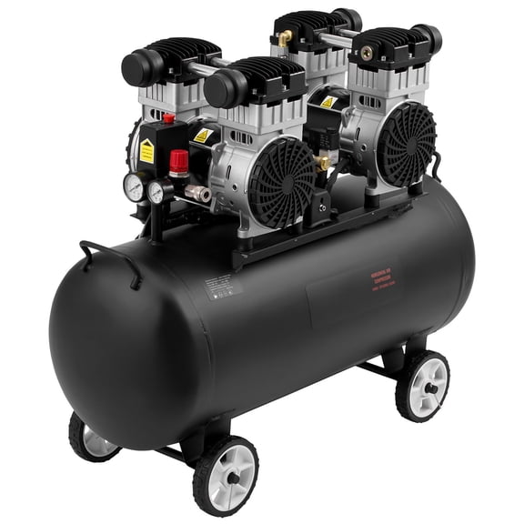 Air Compressor, 20 Gallon Steel Tank, 4HP 10.6 CFM@90 PSI Oil Free Air Compressor & Max. 125PSI Pres