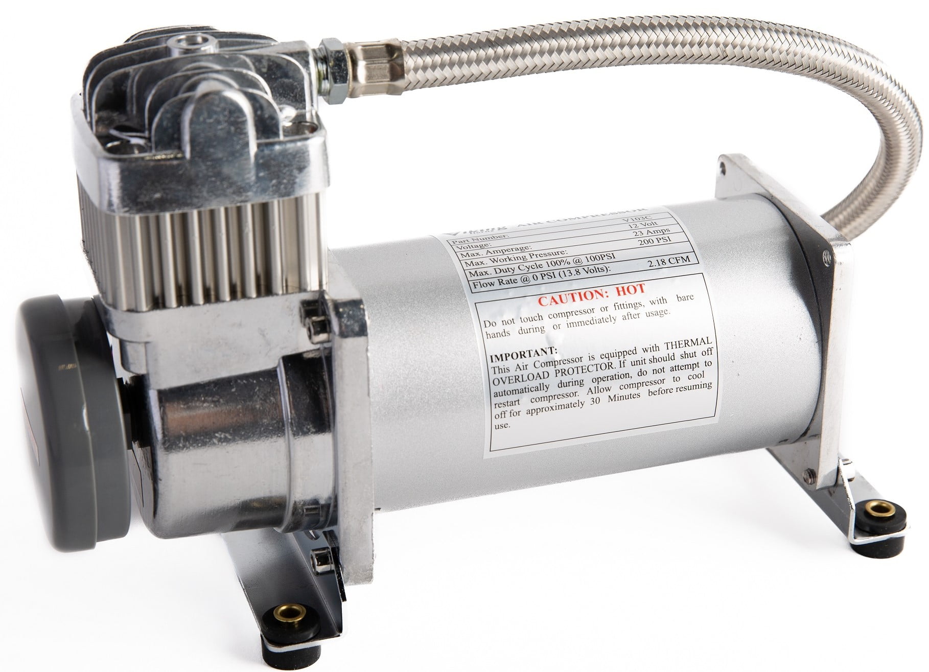 Air Compressor 200 PSI for Train Horns/Suspension Car/Truck Any Use