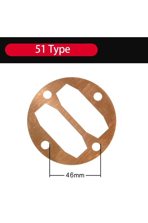 Air Compressor Cylinder Head Base Valve Plate Gaskets Washers Copper Pad 51 65