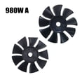 thumbnail image 1 of Air Compressor Fan Blade Direct-Connected Air Pump Motor Cooling Fan 980W 1100W Compressor Air Tool Replacement Accessorie A Smile Home, 1 of 1