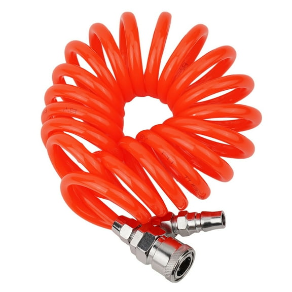 Air Compressor Hose Pneumatic Pu Telescopic Spring Tube Flexible For Compressor Spray G-Un Air Duster Blow Spring Tube Pipe Fangkenuo