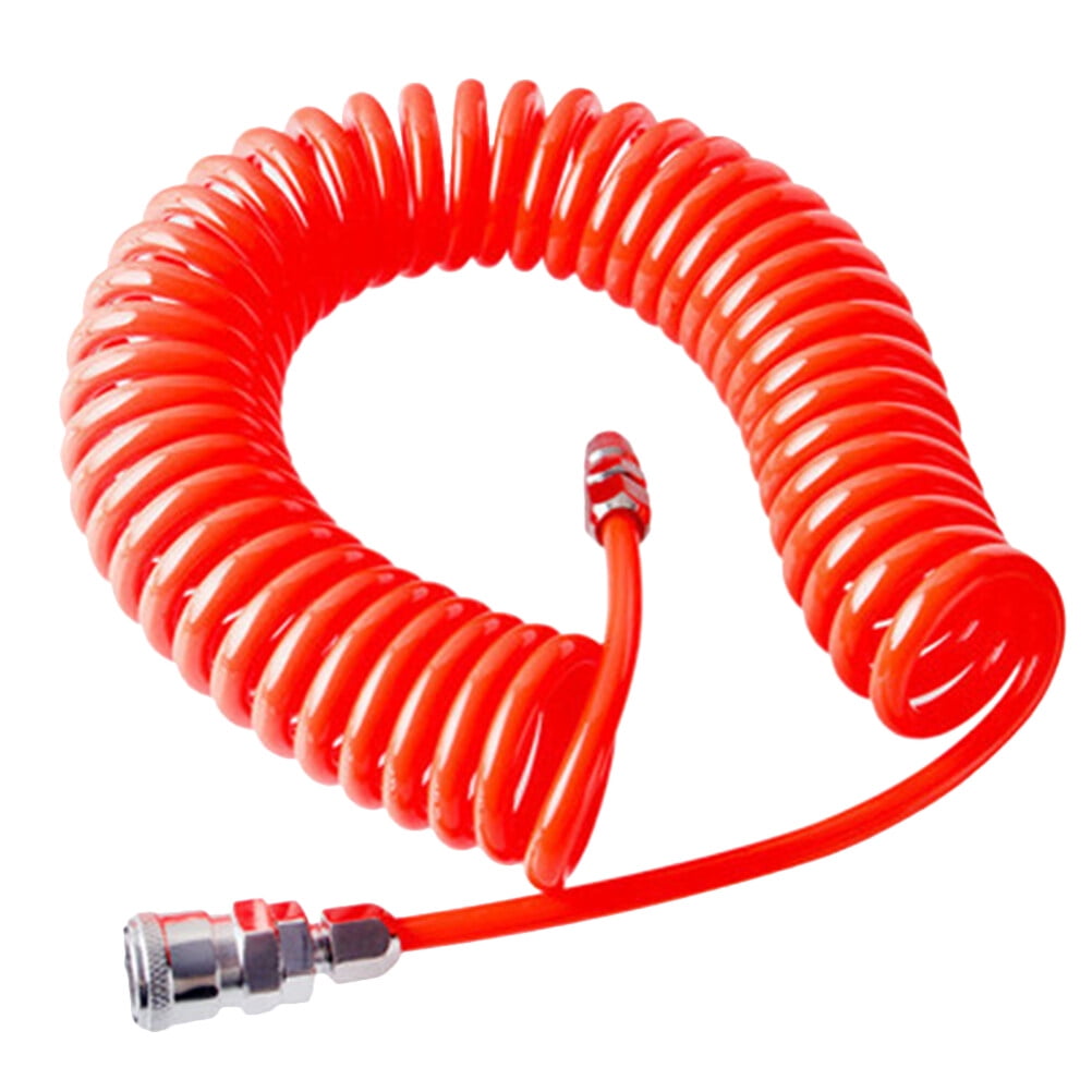 Air Compressor Hose Tube Flexible Tool with Connector Spring Spiral