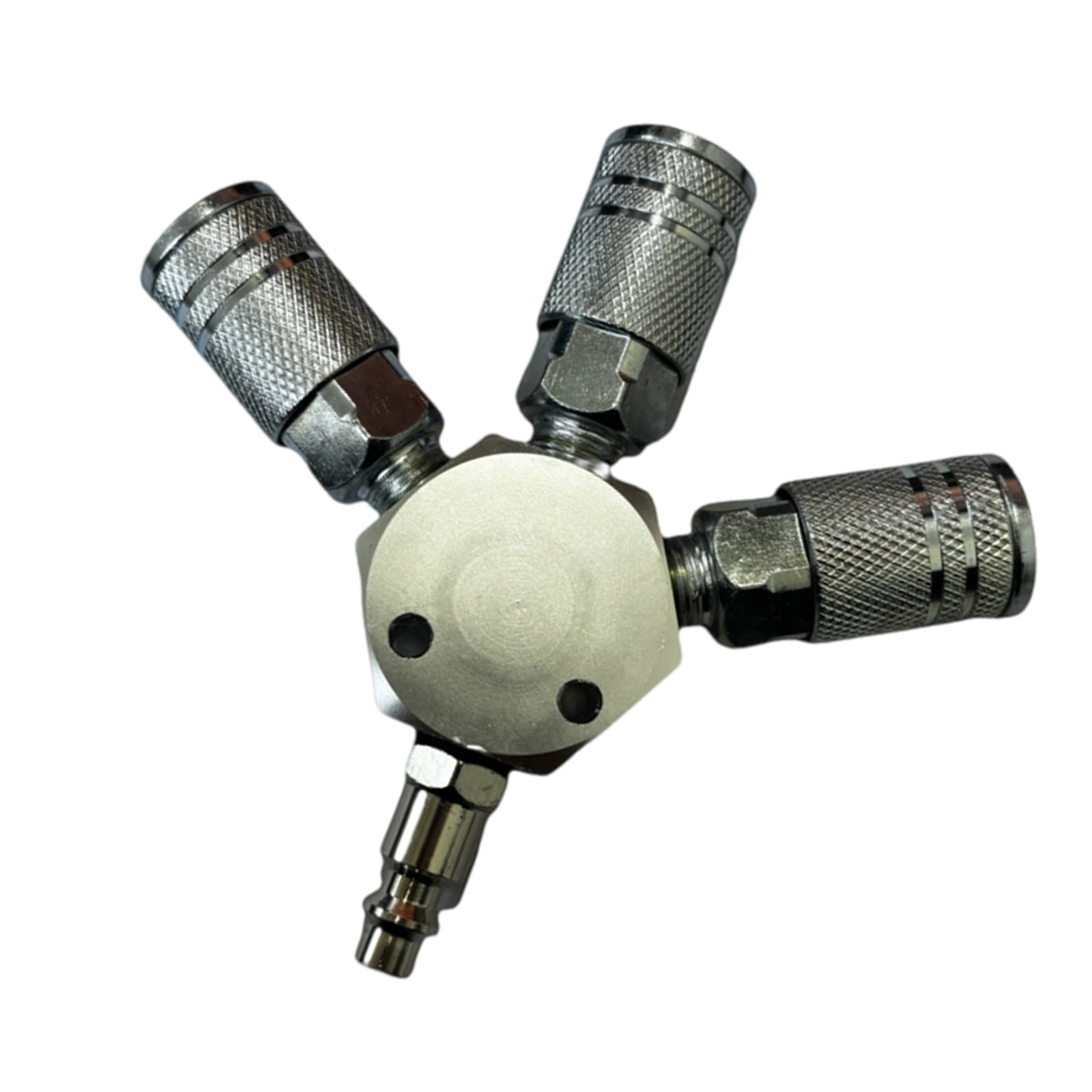 Air Compressor Manifold Fitting 3 Way Manifold Quick Connectors ...