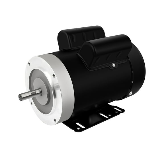 Air Compressor Motor 3HP 3450 RPM Electric Motor Compressor Electric Motor, Single Phase 56 Frame 208-230V 5/8" Shaft 60Hz CW/CCW TEFC