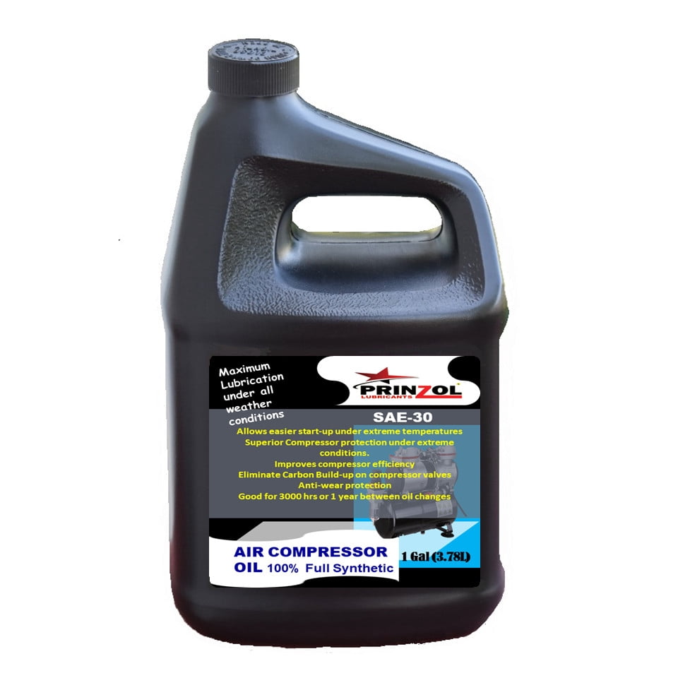 Air Compressor Oil Full Synthetic 1 Gallon bottle - Walmart.com