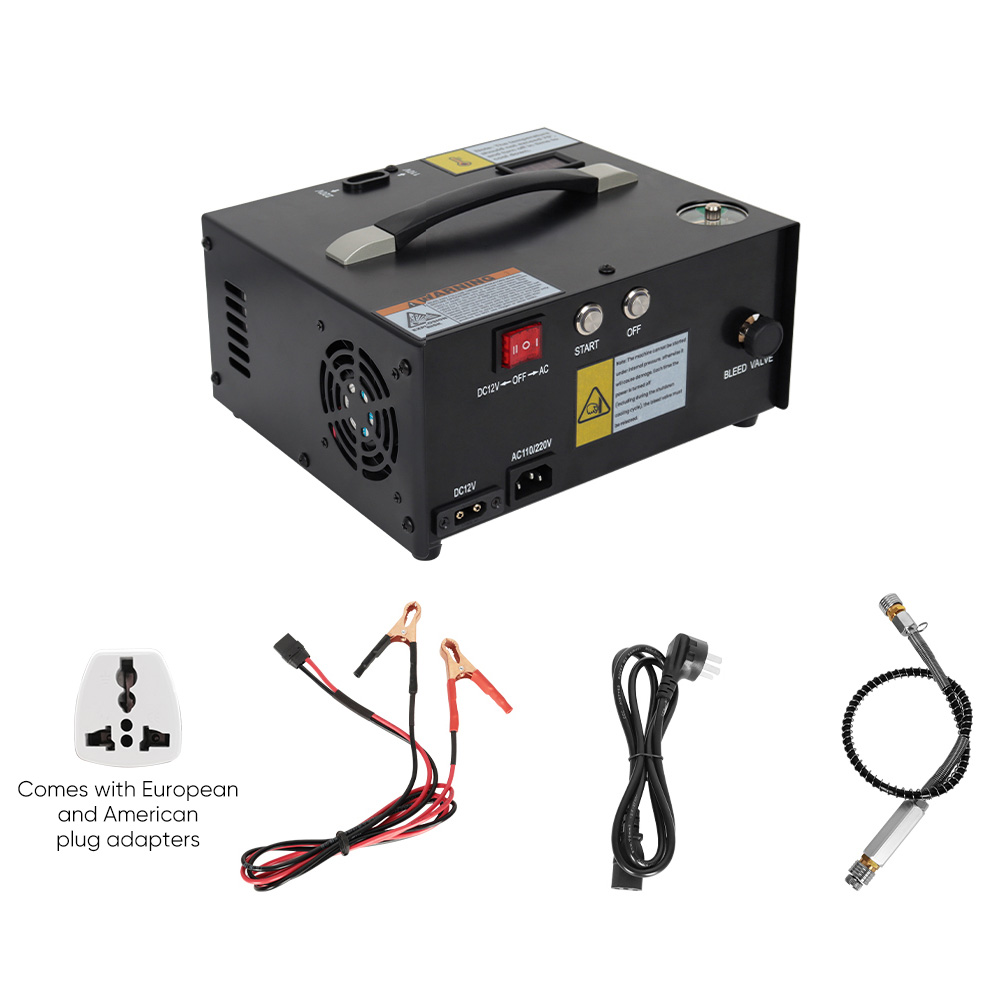 Inflation Compressor Air Compressor,Paintball Air Compressor Portable Inflation 250w 4500psi ...