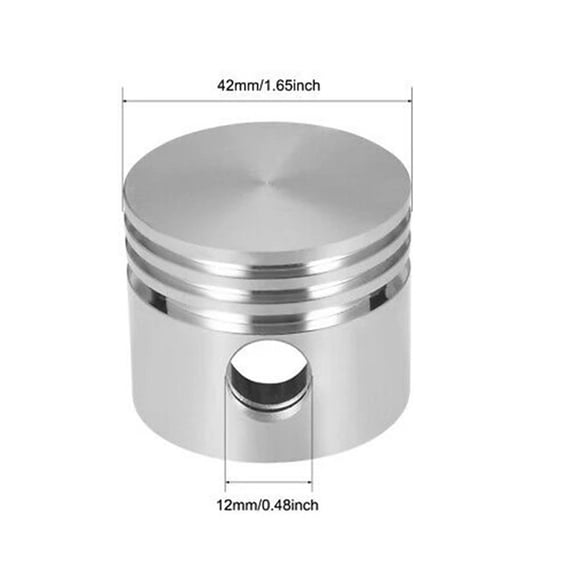 Air Compressor Piston+Piston Rings Parts Air Pump Accessories 42/47/48/51/65Mm 42 Piston 42 Rings