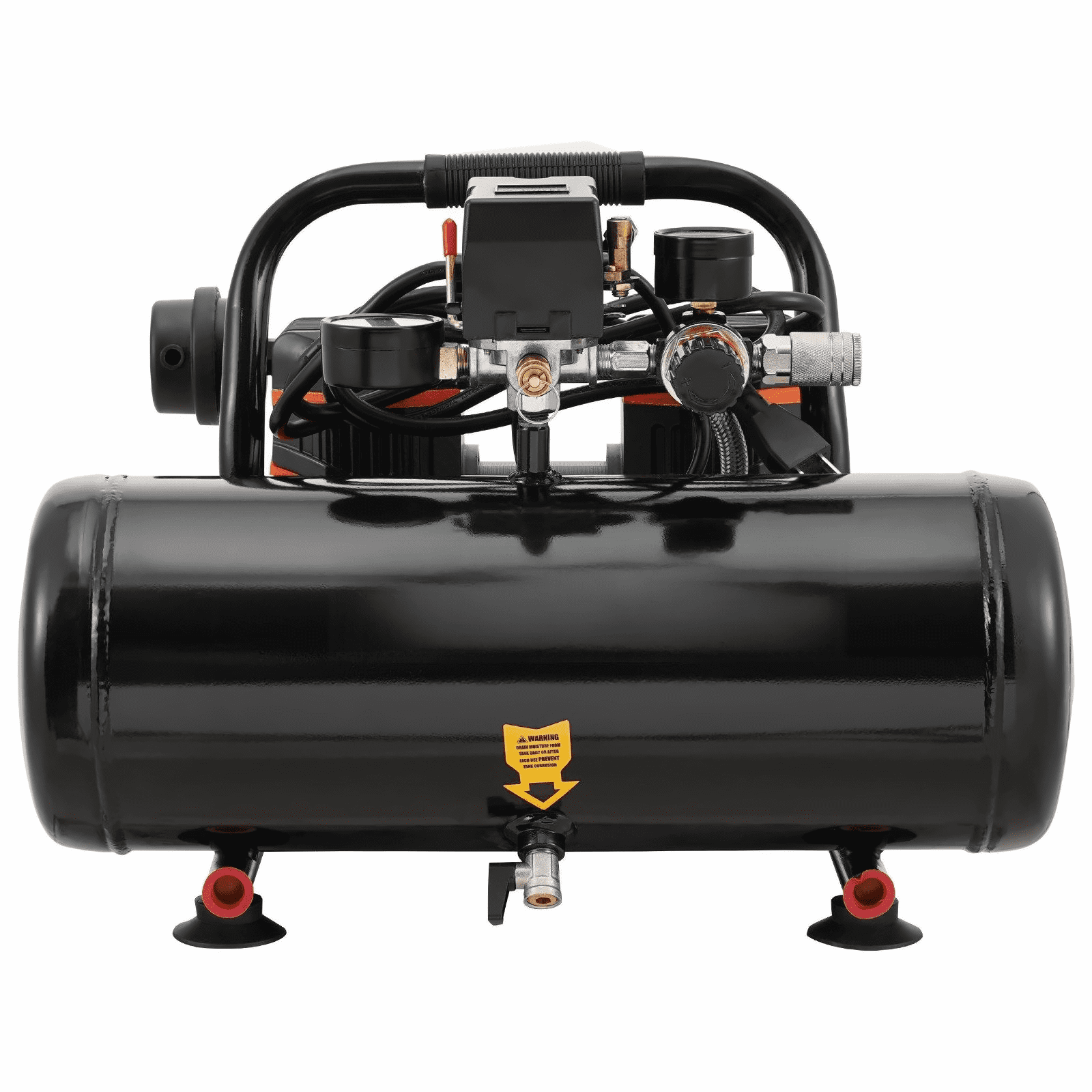 Inflation Compressor Air Compressor Portable Oil-Free 2 Gallon 8 Bar - Compact Electric ...