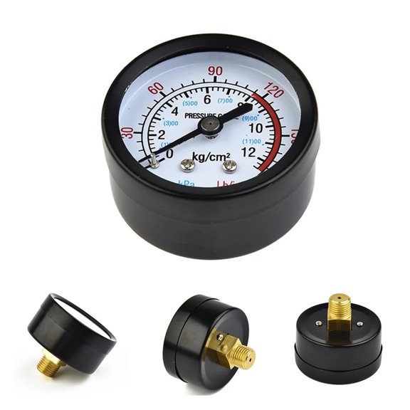 Air Compressor Pressure Gauge Thread Manometer for Air Compressor Pneumatic Hydraulic Fluid