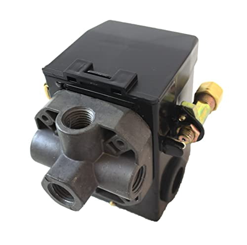 240 V, 175 psi Kompressor-Druckschalter-Steuerventil - Robust, Schwarz - Luftdruckregelung - Für