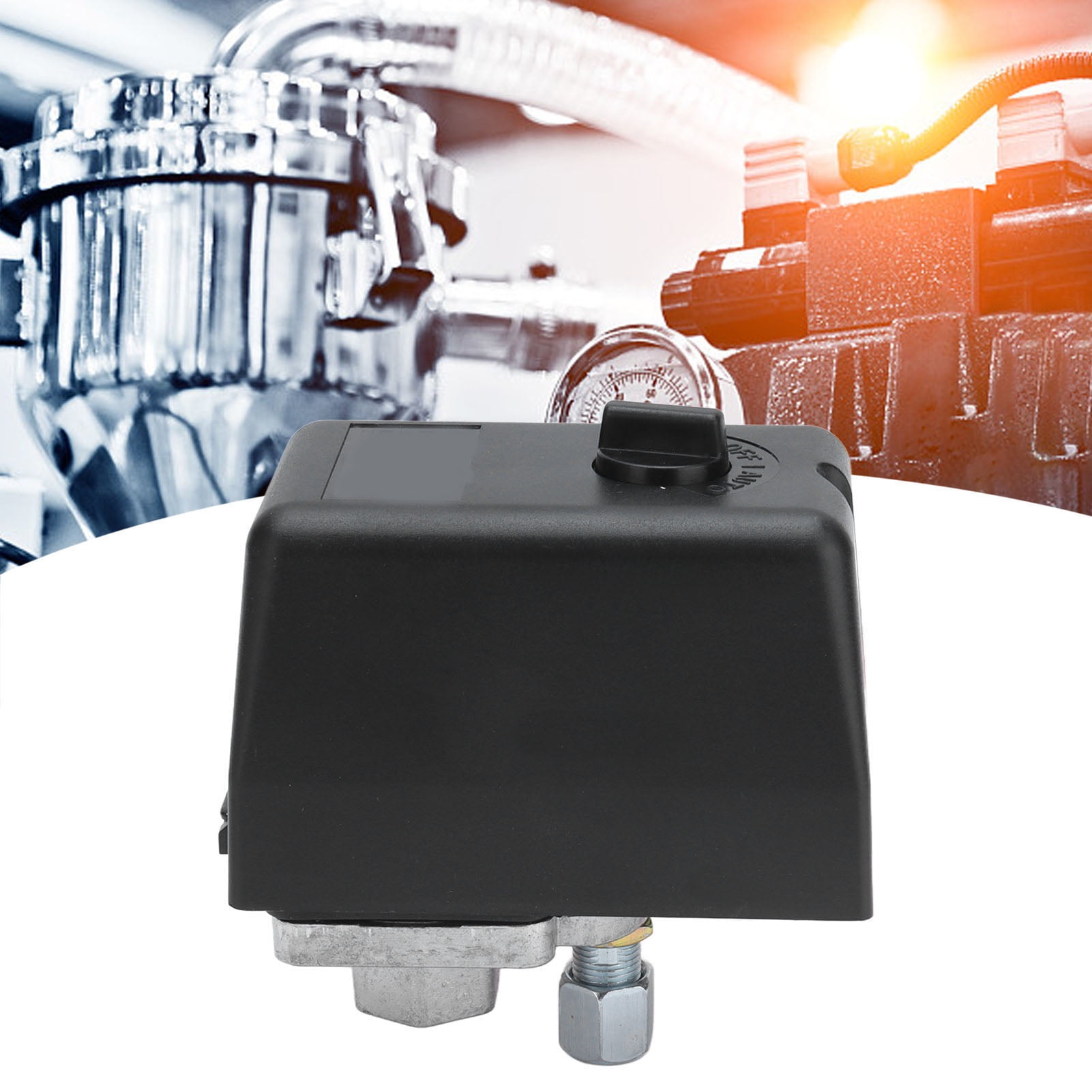 Air Compressor Pressure Switch, Easy Operation G1/4in 15A Compact