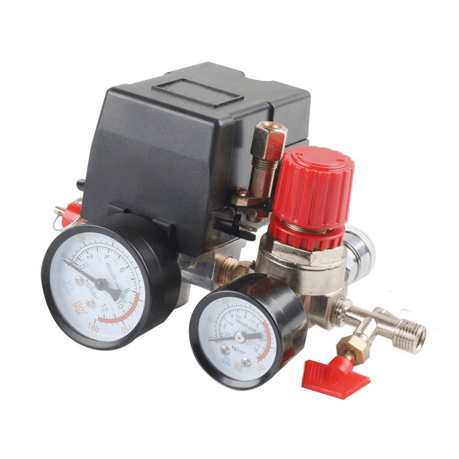 Air Compressor Pressure Switch W/Valve Control Regulators Gauge 90 Air Compressor Pressure Switch W/Valve Control Regulators Gauge 90