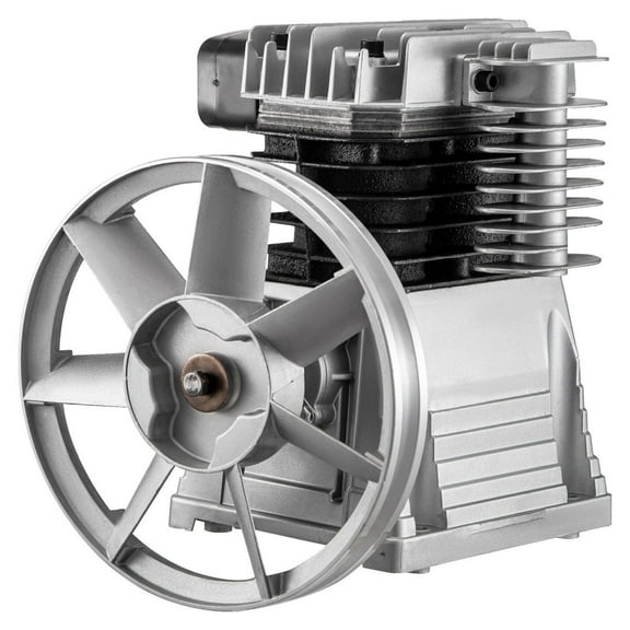 Air Compressor Pump 3HP 11CFM, Industrial Compressor Head 2.2KW Twin Cylinder, 1300RPM Aluminum Piston Air Compressor for Farming & Mechanical Use