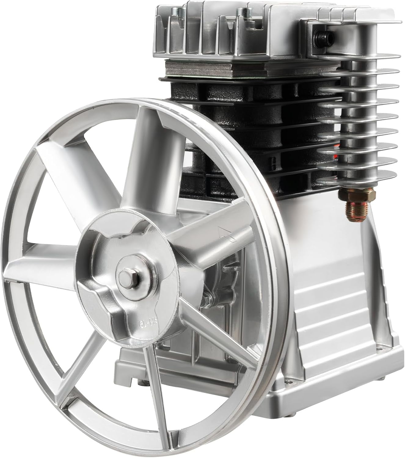 Air Compressor Pump, 3HP 2200W 250L/min Piston Compressor, Twin