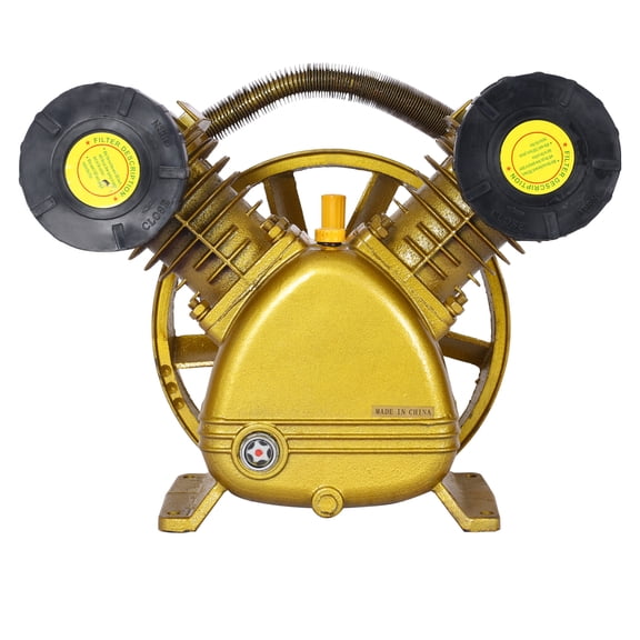 Air Compressor Pump 5.5HP 21CFM 115 PSI V-Twin Cylinder - 120V Piston Compressor Head