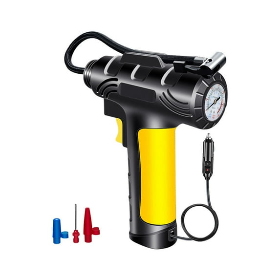 Air Compressor Tire Inflator Portable Air Pump DC 12V Auto Tire Pump with Digital Pressure Gauge,150PSI with Emergency LED Light for Car Tires, Motorcycle, Bicycle and Other Inflatables