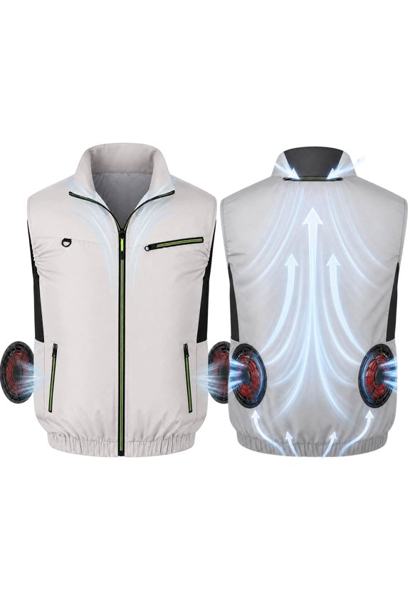 Air Conditioned Jacket, Japanese Fan Jacket with Built-In Fans, Breathable Cooling Suit for Outdoor Work