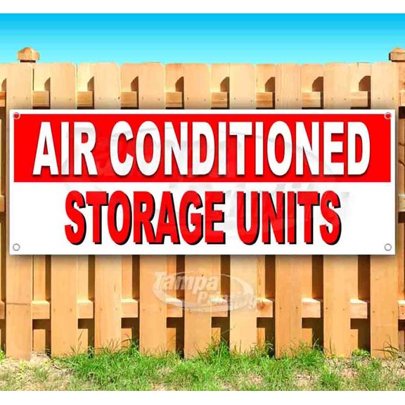 Air Conditioned Storage Units 13 oz Vinyl Banner With Metal Grommets