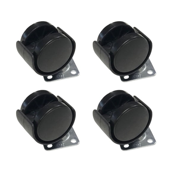 Air Conditioner AC Caster Wheel - 4 Pack Compatible With Delonghi Model Numbers PACAN285GN3AWH, PACEX290LN1ABK