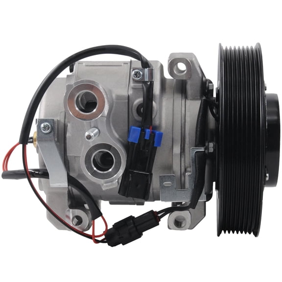 Air Conditioner AC Compressor Compatible with 2011-2017 for Freightliner Cascadia -- 2011-2019 for Freightliner Cascadia 12.8L 2011-2019 for Cascadia 14.8L AC Compressor Replace OE CO 29043C