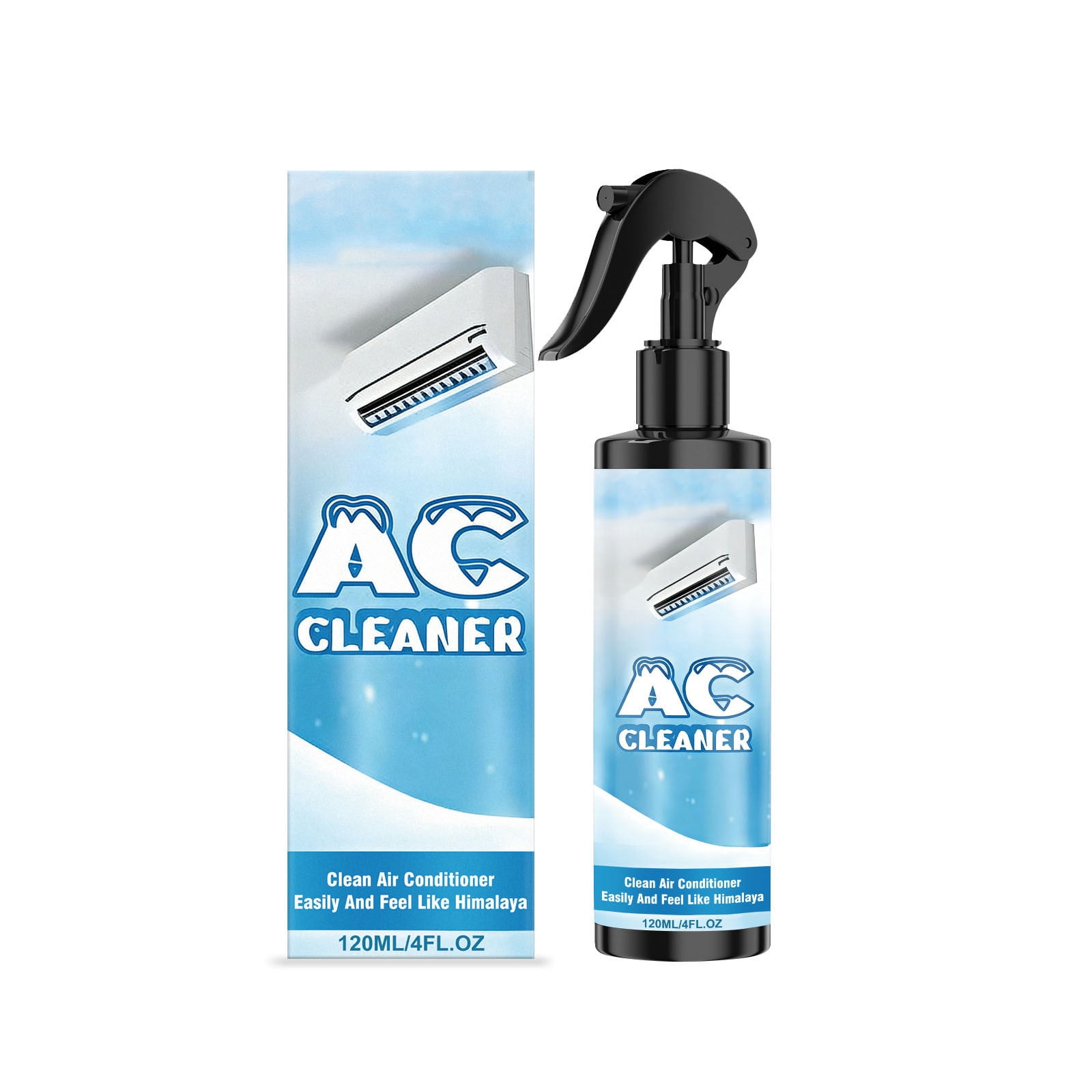 Air Conditioner Cleaner 120ml HVAC Coil and Filter Cleaner Spray ...
