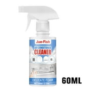 AC Coil Cleaner Spray, Air Conditioner Foaming Cleaner No Rinse for HVAC Evaporator and Condenser Coils, Window Unit and Car Radiator Cleaning