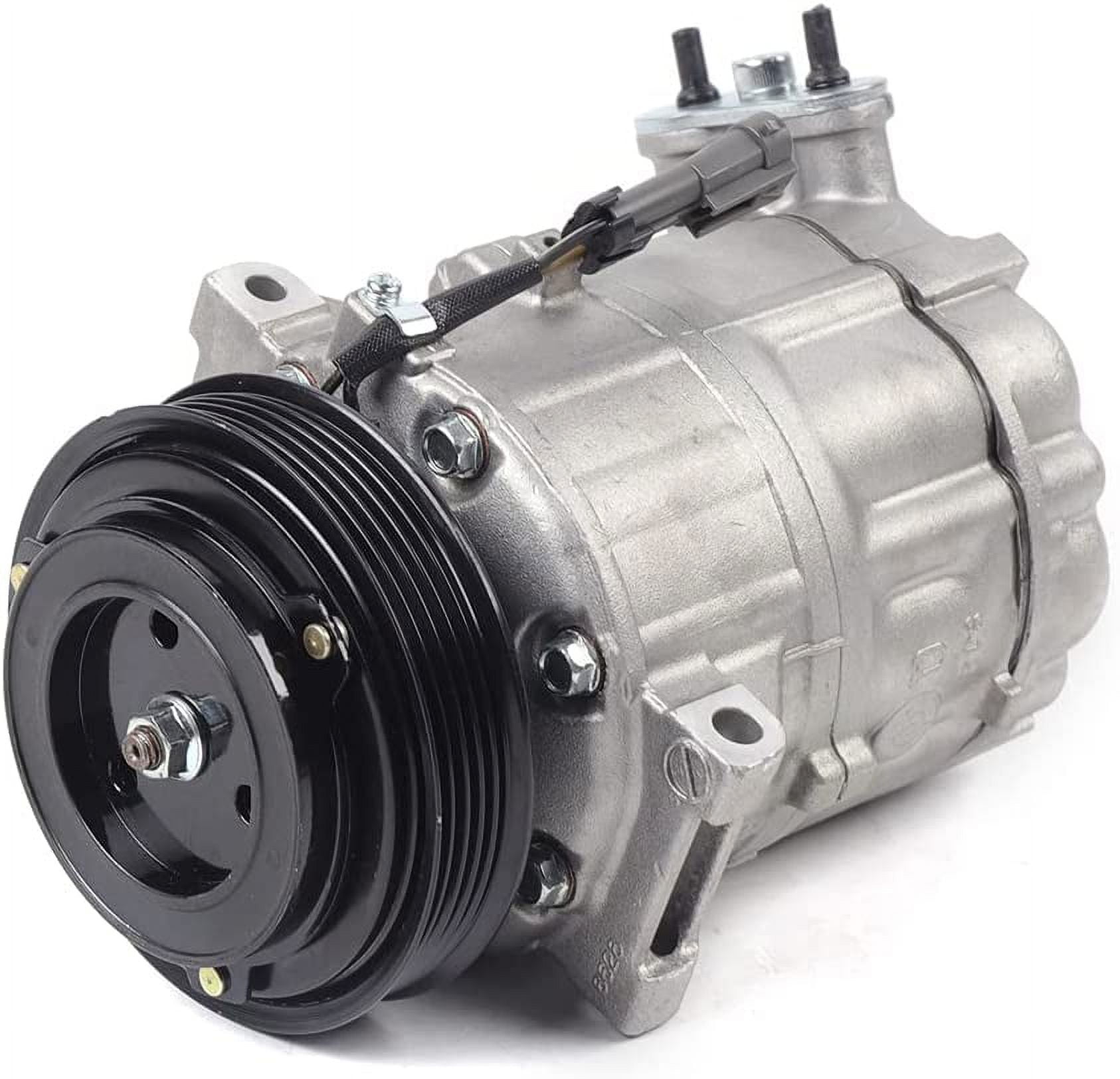 Air Conditioner Compressor, AC A/C Compressor with Clutch for 2005-2007 Saturn Ion 2.2L 2.4L