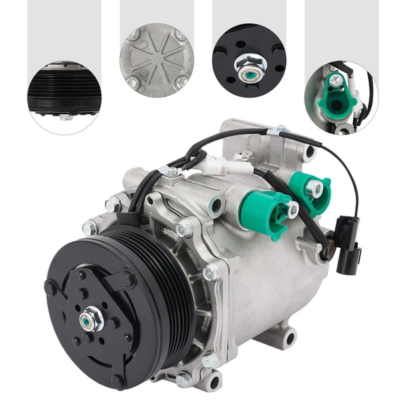 Air Conditioner Compressor W/ Clutch for 2004-2012 Mitsubishi Galant 2006-2011 Eclipse 2.4L