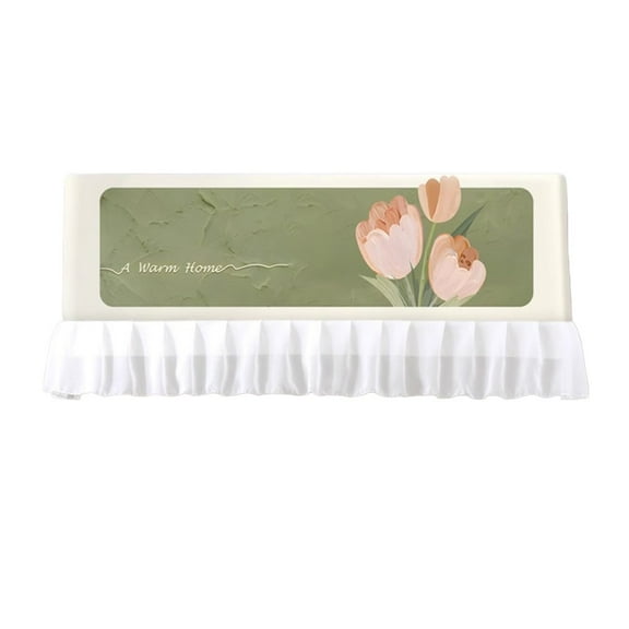 Air Conditioner Cover Breathable Ac Cover Home Storage Side Elastic Bands