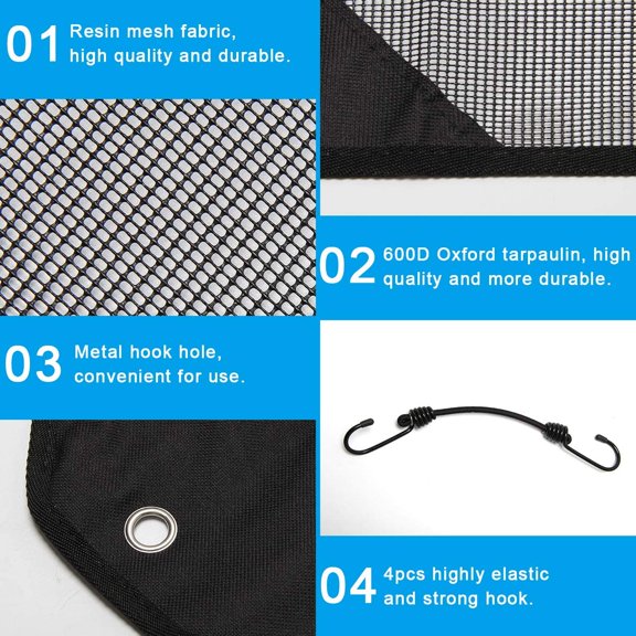 Air Conditioner Cover, Central AC Covers for Outside, Central Air Conditioner Leaf Guard, for All Seasons Top Universal Mesh Cover Defender Outside AC Units(32*32in)