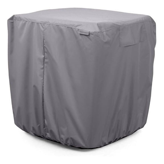 Air Conditioner Cover - Durable Weather-Resistant Protection for Outdoor Units, 300D Polyester, 30W x 30D x 32H, Charcoal