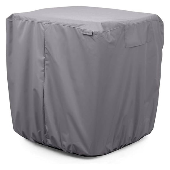 Air Conditioner Cover - Durable Weather-Resistant Protection for Outdoor Units, 300D Polyester, 32W x 32D x 28H, Charcoal