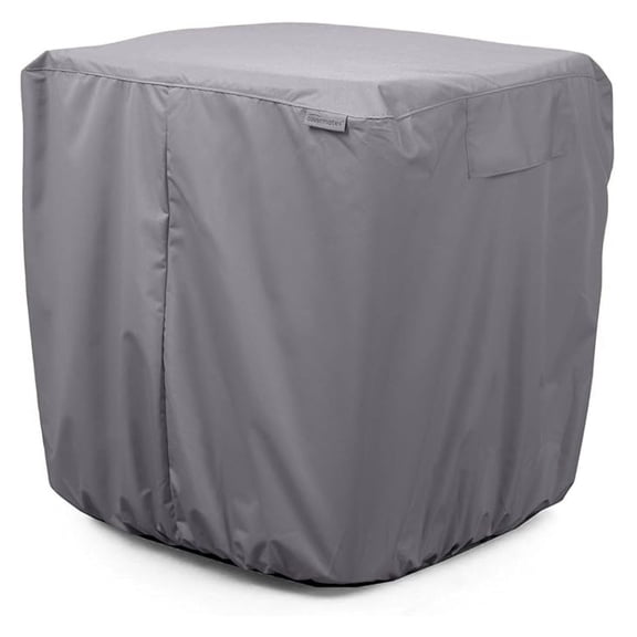 Air Conditioner Cover - Durable Weather-Resistant Protection for Outdoor Units, 300D Polyester, 34W x 34D x 38H, Charcoal